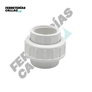 Unión Universal de PVC para agua con rosca 1 1/2"