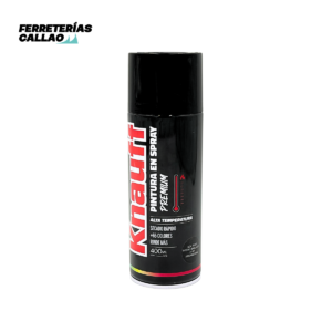 Lata de pintura spray alta temperatura KNAUFF de 400ml