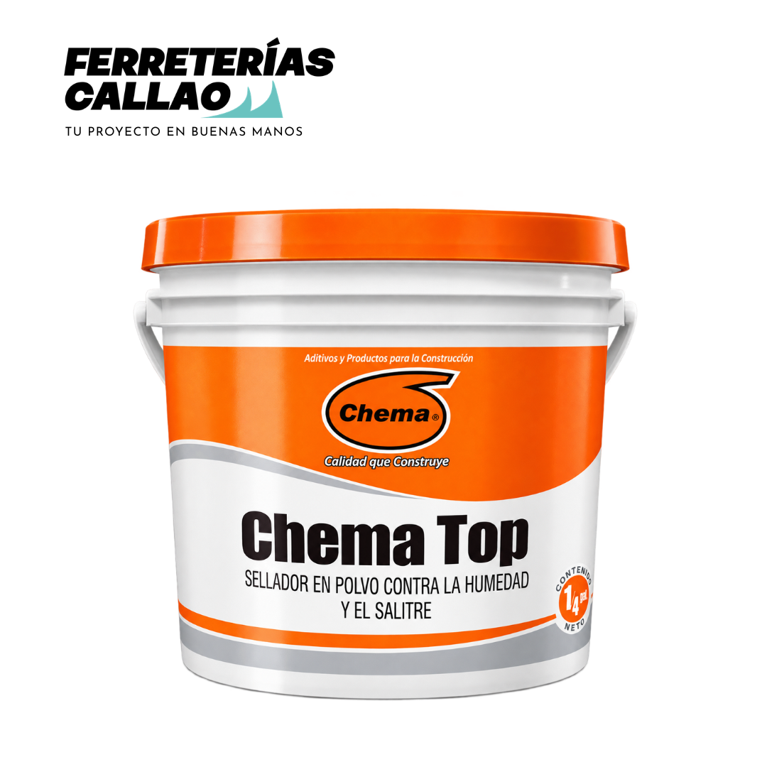 Chema Top en Polvo 1 Gal Antisalitre balde grande sellador