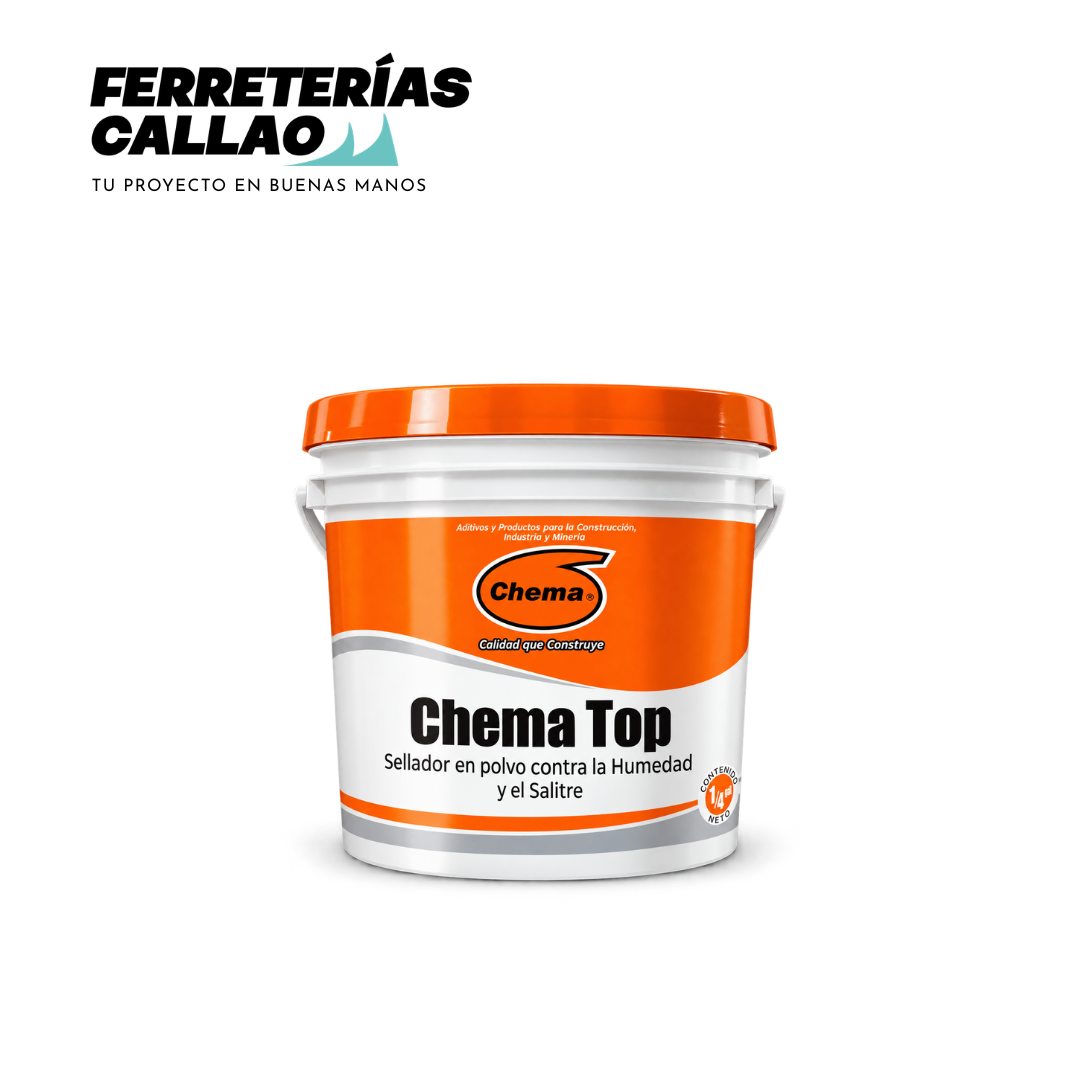 Chema Top en Polvo Antisalitre balde 1/4 galon