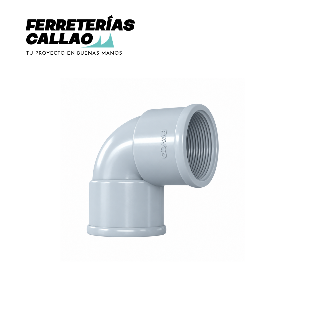 Codo 1/2" Mixto PAVCO Agua PVC