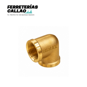 Codo de Bronce 1/2" Pesado Valmax