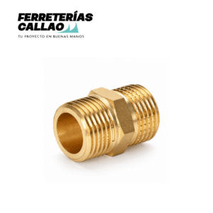 Niple de Bronce 1/2" x 1 1/2"