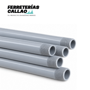 Tubo PVC Agua 1/2" con Rosca Santa Rosa