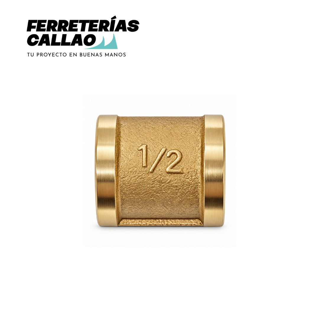 Unión de Bronce 1/2" Valmax